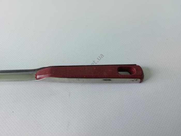 Лопатка металлическая с пластмассовой ручкой второй сорт L 34,5 cm.