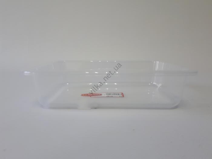 Лоток пластиковый прозрачный 20,5*14,5 cm, h 5 cm.