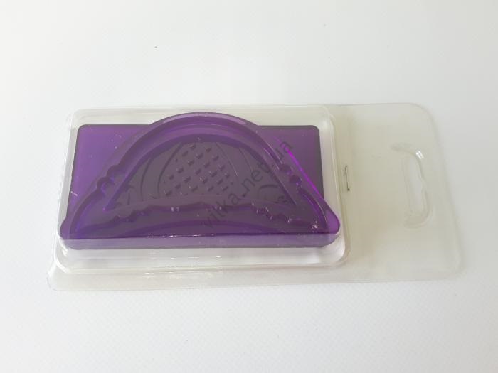 Оттиск кондитерский пластмассовый фиолетовый Ажурный 11*5,5 cm