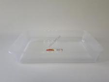 Лоток пластиковый прозрачный 40*25,3 cm, h 8 cm.