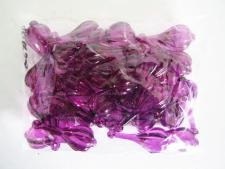 Кристалл пластмассовый фиолетовый - 7 см.