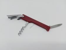 Штопор, нож, открывалка металл 11 см. 