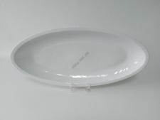 Блюдо керамическое глубокое белое 59 х 28 см. 
