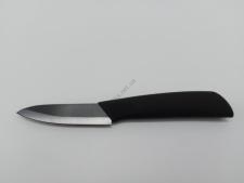 Нож металлический чёрный 18 см. с ручкой №1 