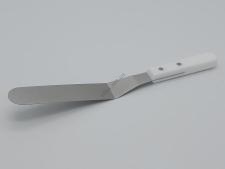 Шпатель кондитерский нержавеющий изогнутый с пластмассовой ручкой 20 cm