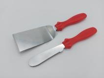 Набор кондитерский (лопатка +нож) нержавейка +пластмасса