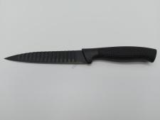 Нож черный для фигурной нарезки 23 см. 