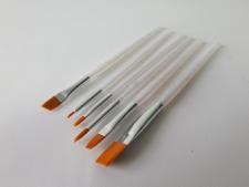 Кисточки кондитерские для пряников в наборе из 6-ти L 17 cm.