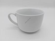 Чашка керамическая белая 400 мл. d 11 h 8,5 см.
